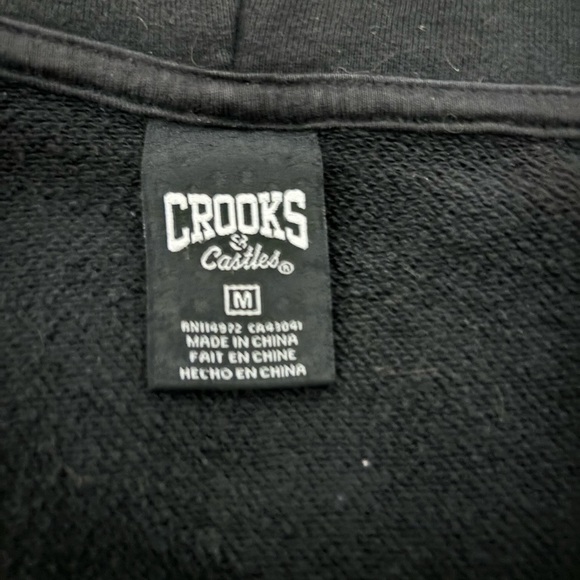 Crooks & Castles Hoodie size medium - Picture 3 of 3